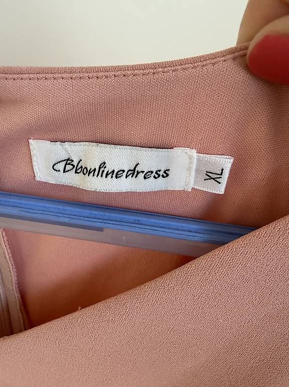 Vestiti: Rosafarbenes Kleid mit 3/4-Ärmel, Gr XL – Usato da Zürich venduto da mel_v8qp 1