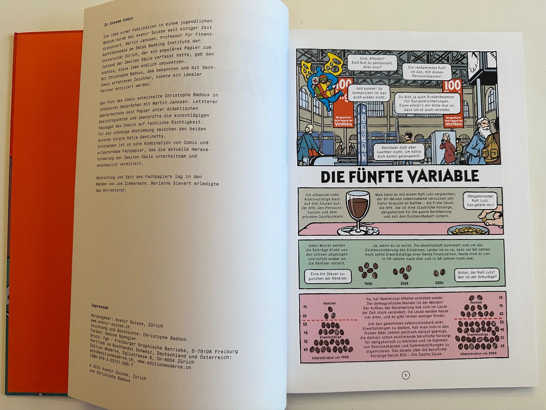 Fumetti: DIE FÜNFTE VARIABLE - CHRISTOPHE BADOUX - HARDCOVER – Usato da Münsingen venduto da Ganjam 3
