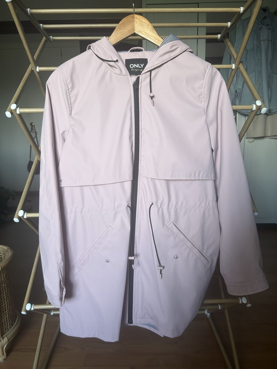 Only Pink Spring/Autumn Rain Jacket Women's Size M (Neuf (Voir