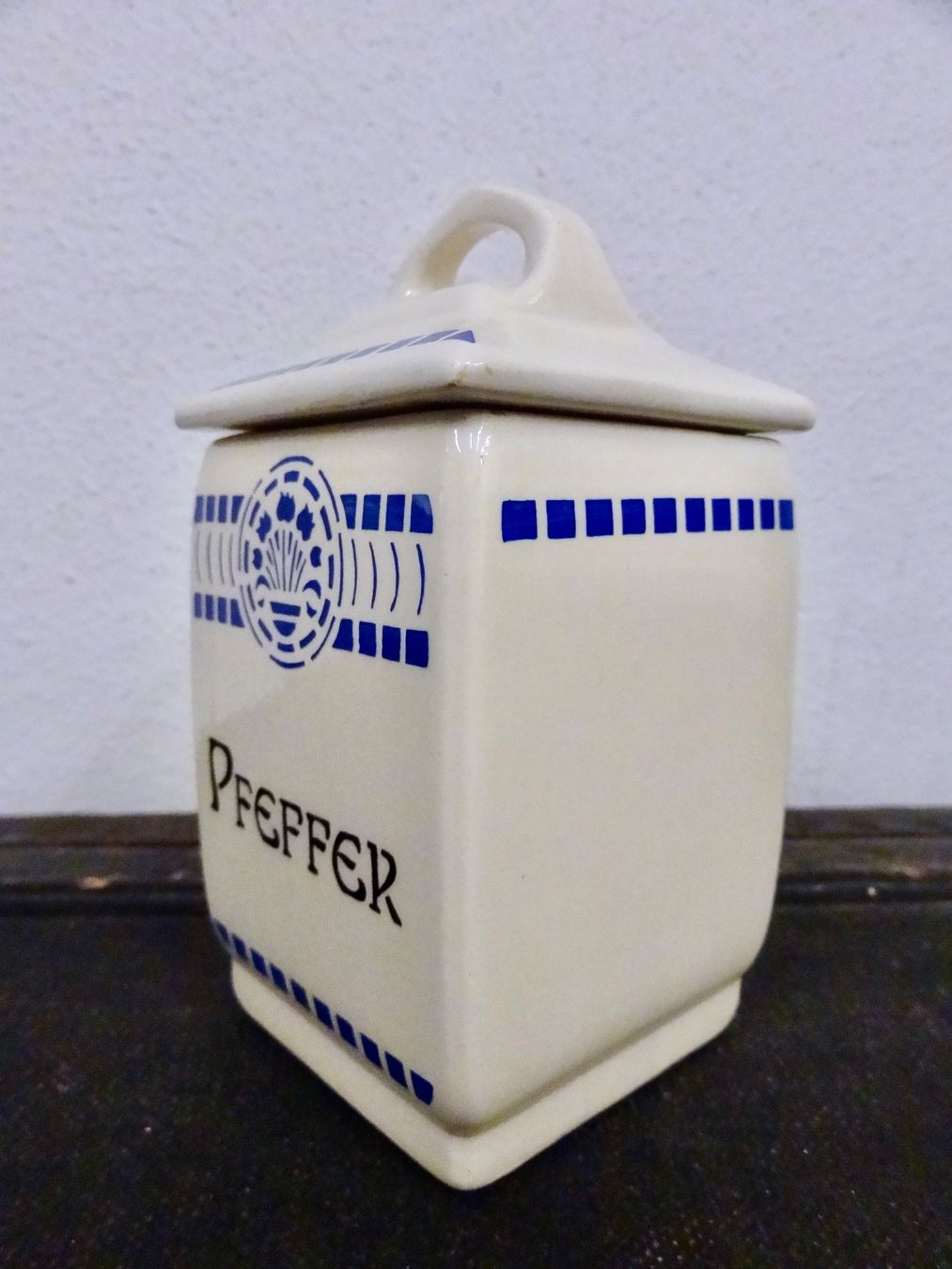 Contenitori & Simili: Vintage Vorratsdose PFEFFER Dose Vorratsbehälter Keramik – Nuovo (secondo la descrizione) da Kerzers venduto da zimmergruen 4