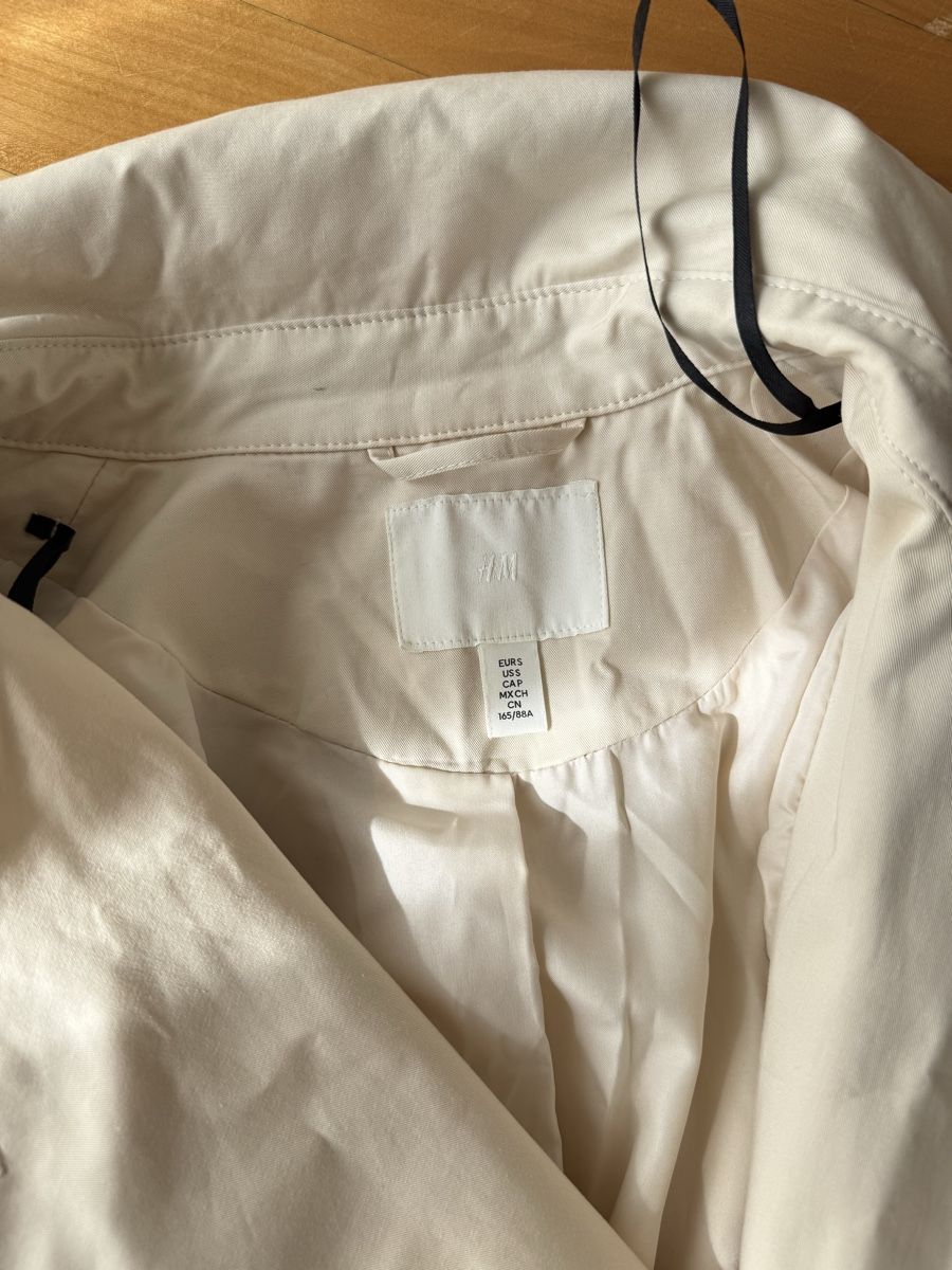 H&M Mäntel: H&M langer Trenchcoat, Grösse S, hellbeige – Neu (gemäss Beschreibung) aus Lachen SZ von ali_5xw5 2