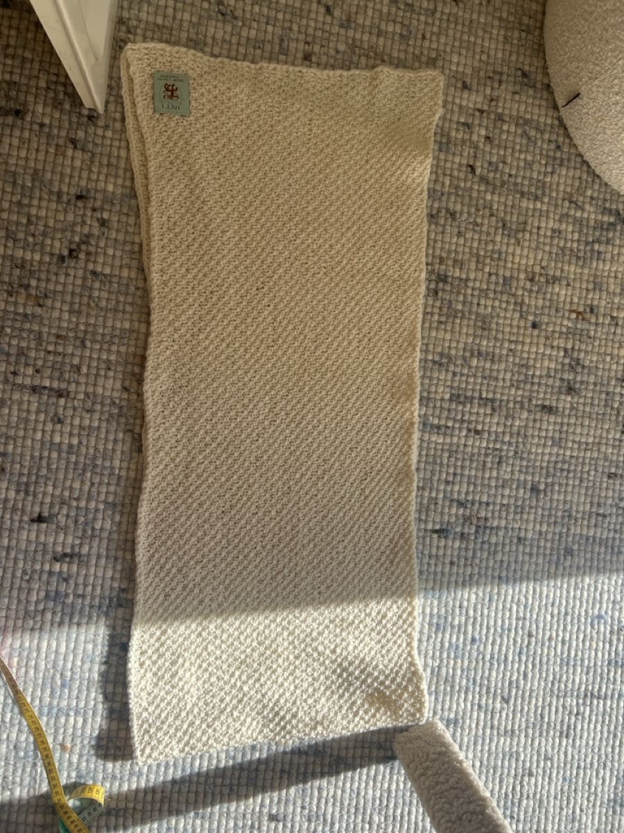 Foulard & Sciarpe: Winter Inti Schal, cremefarben, Handarbeit, Wolle, – Usato da Zürich venduto da HeliK 2