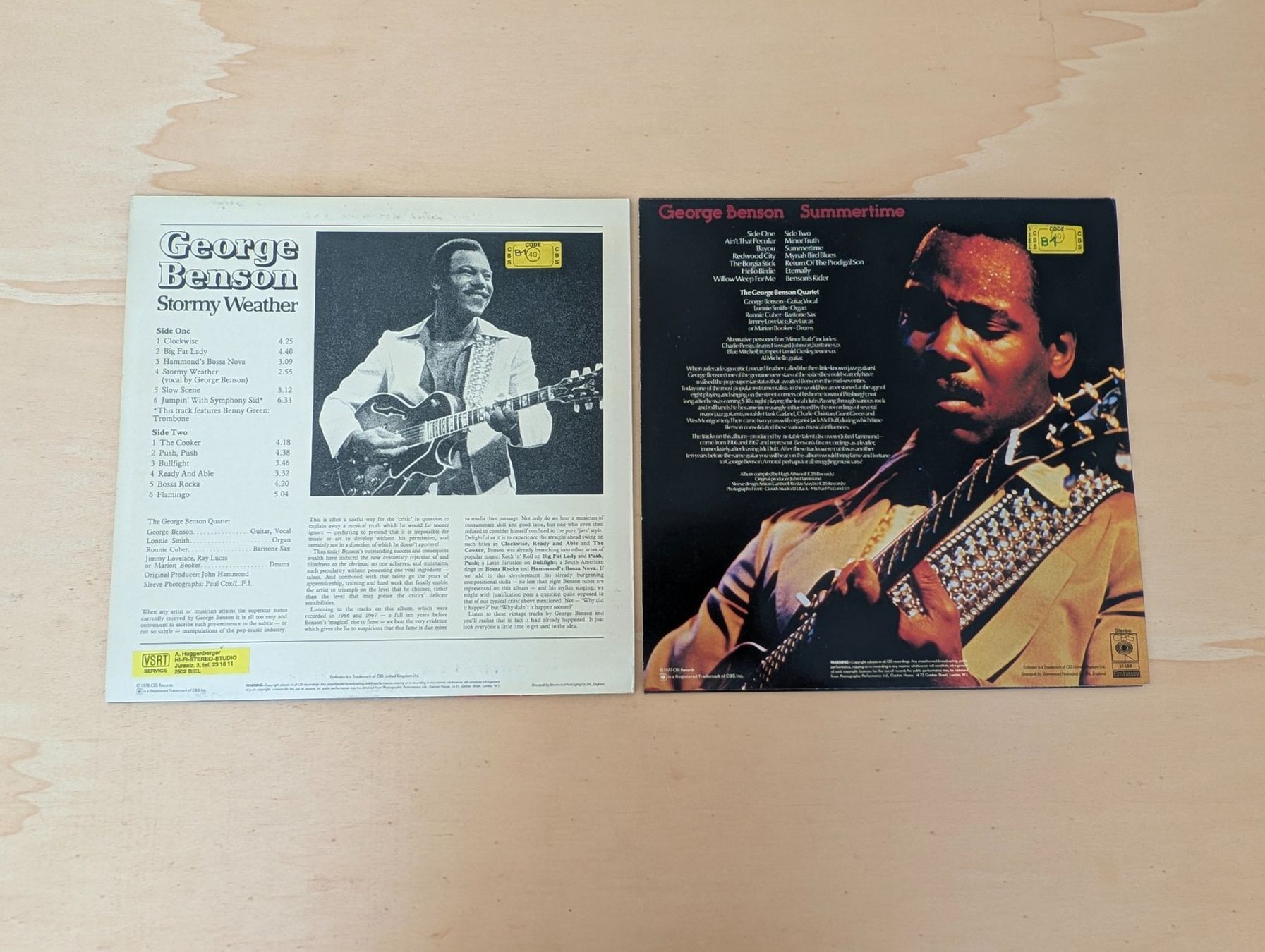 Dischi in vinile: 2 x George Benson – Usato da Ebikon venduto da kisuM 1