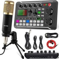 Soundkarte Konsole Studio Voice Mixer DJ-Ausrüstung Mikrofon