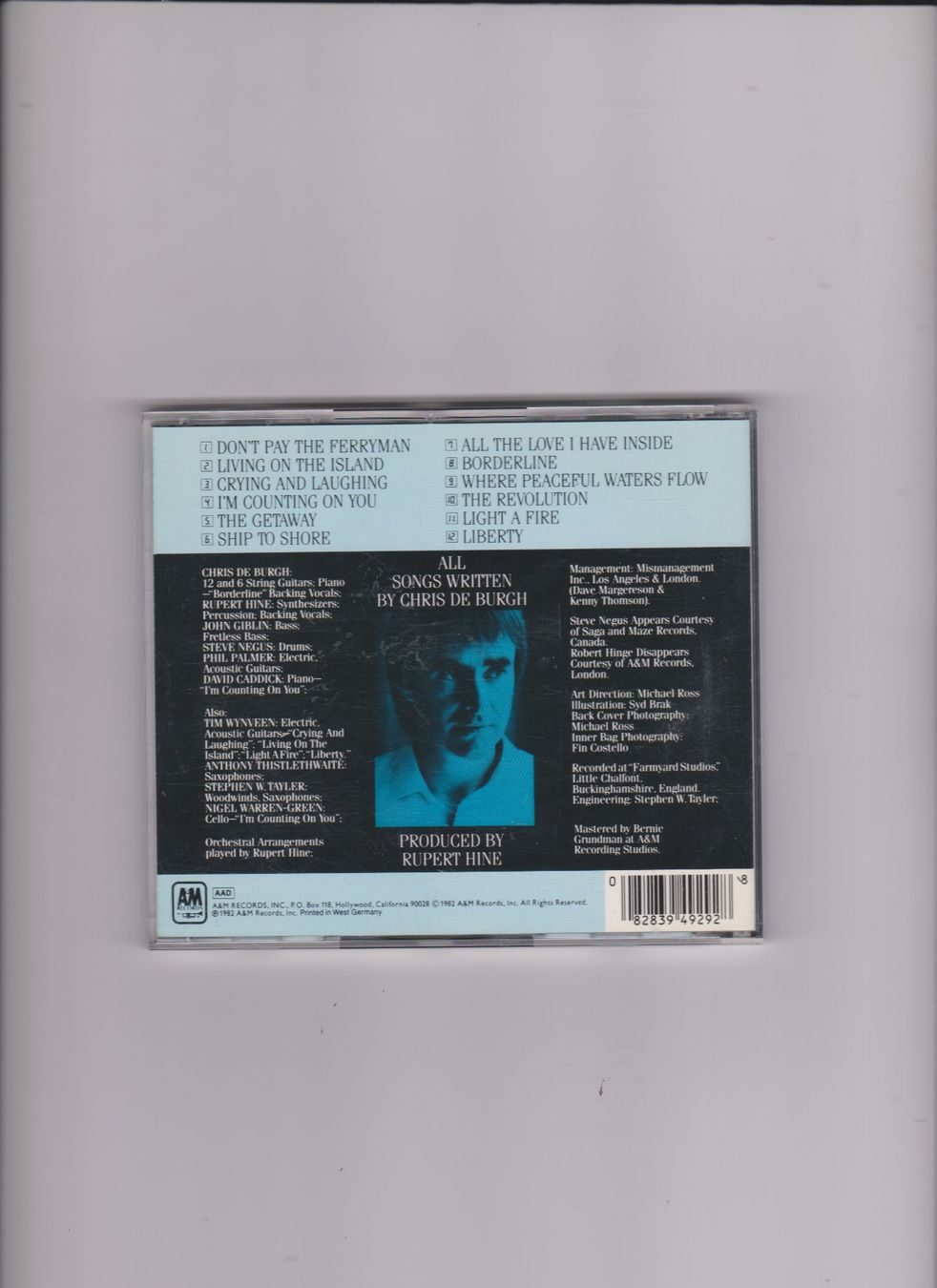 CDs: CD CHRIS DE BURGH The Getaway – Gebraucht aus Bex von Canouille 1
