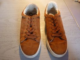 Adidas Sneaker Wildleder gefüttert braun