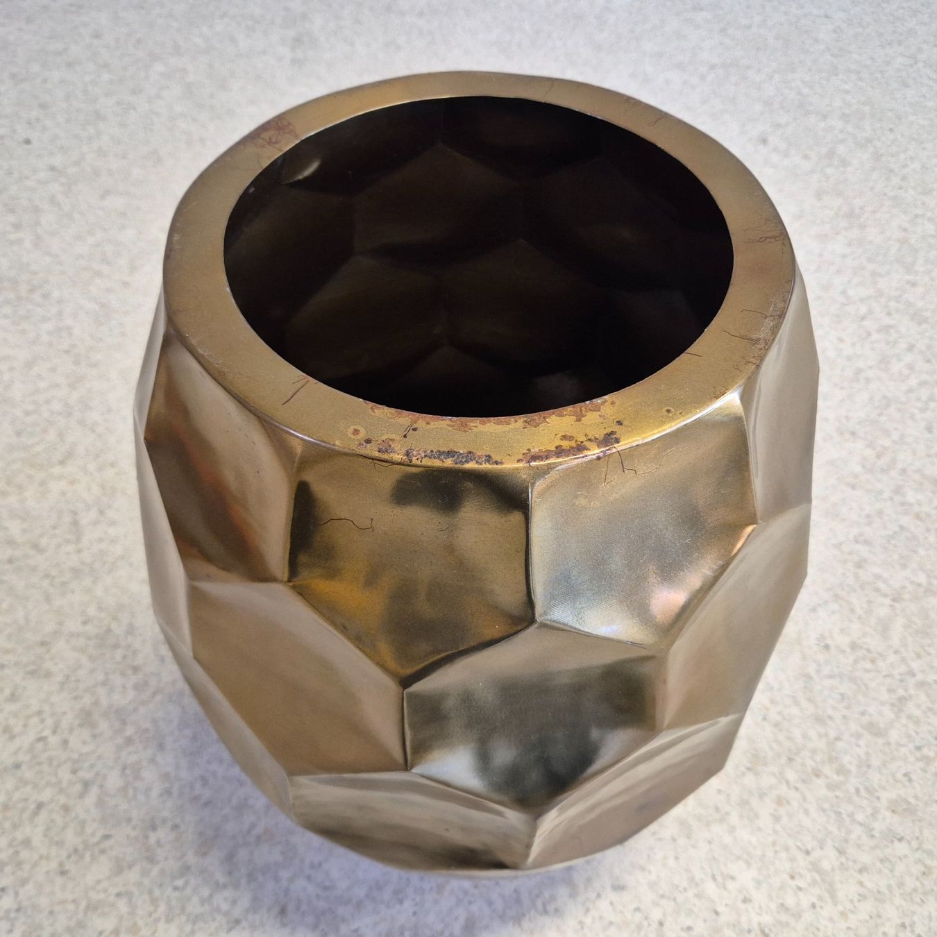 Vasi & Recipienti: Metall Vase Bodenvase Übertopf Blumentopf – Usato da Nottwil venduto da Wondewa-Shop 4