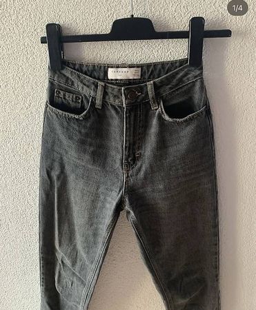 Topshop MOM Jeams Grau
