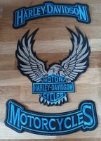 3 Patchs brodés Harley-Davidson Aigle J125