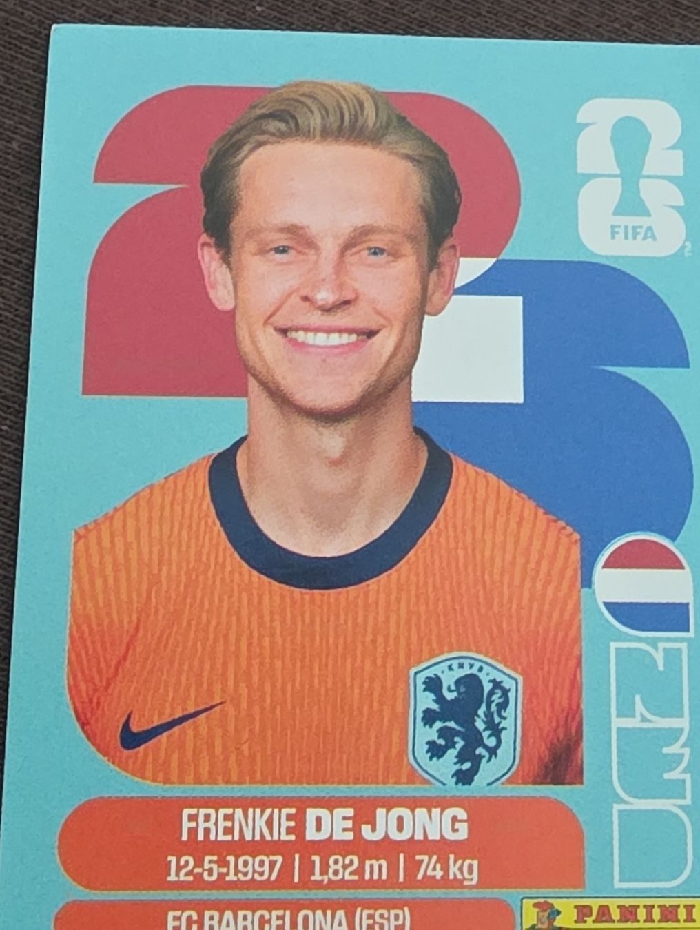 Panini Carte collezionabili: Panini NED14 Frenkie De Jong  – Nuovo e nell'imballaggio originale da Buchs AG venduto da wickyjen88