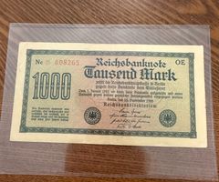 🇩🇪 1000 Mark 1922 – Reichsbanknote