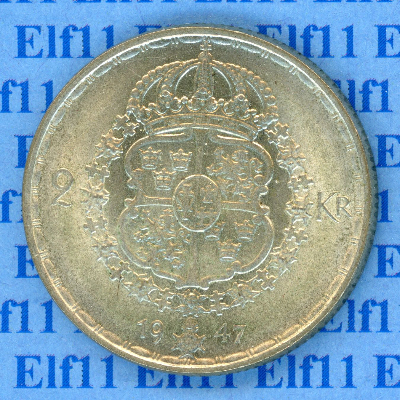 Tutti le monete: SEK___2.00 1947 unz 2 Kronen – Nuovo (secondo la descrizione) da Widnau venduto da Elf11