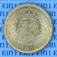 SEK___2.00 1947 unz 2 Kronen