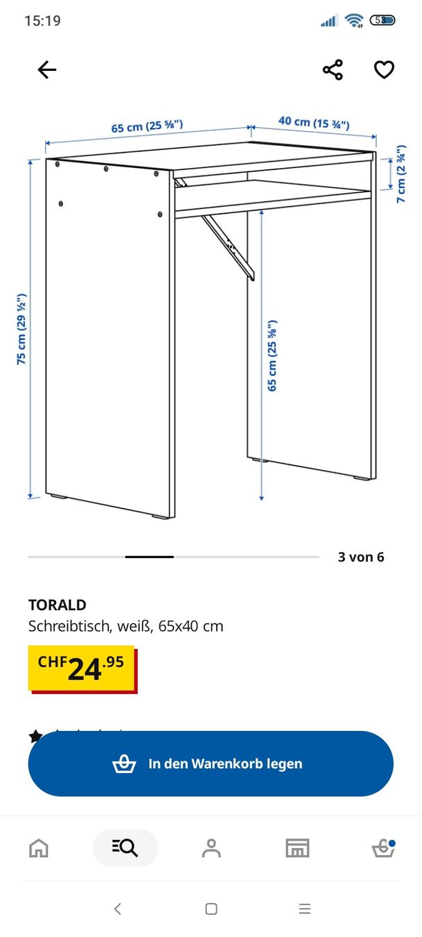 Ikea Set di tavolo e panche: Schreibtisch und Bürostuhl – Usato da Oberburg venduto da SperiSperu 1