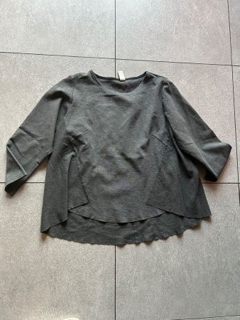 Bluse gris foncé modern 158C Grösse L