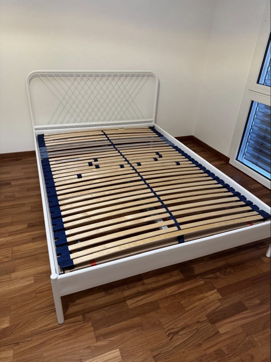 IKEA NESTTUN Metallbett 140x200 inkl. sehr gutem Lattenrost (Neu (gemäss Beschreibung)) in Rüti ZH für CHF 50 – nur Abholung auf Ricardo kaufen
