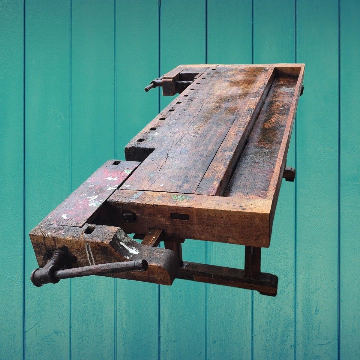 Banchi da lavoro: Alte Werkbank, Loft Style, 230cm lang – Usato da Oberaach venduto da Wicktrade 2