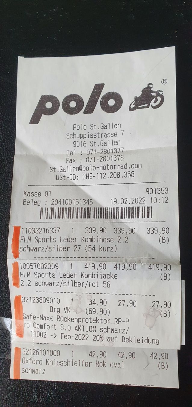 Completi: SCHNÄPPCHEN: Motorrad Lederjacke & -hose Marke FLM – Usato da Wangs venduto da Seppi62 7