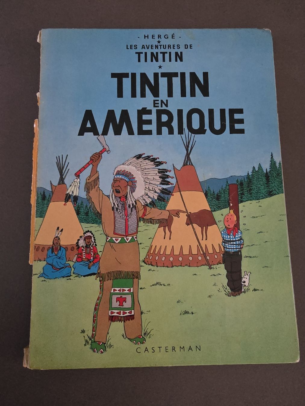 Fumetti: Tintin en Amérique édition 1966 – Usato da Courtemaîche venduto da justine21