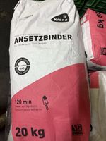 Krone Ansetzbinder Gipsbasis 20 kg Sack neu und original