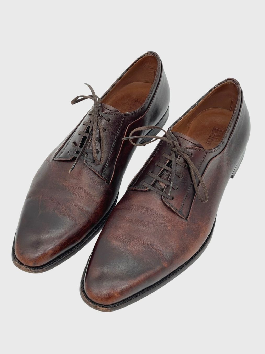 Dior Scarpe da uomo: Dior Leather Derby EU 40 Braun – Usato da Zürich venduto da shoe_shop 1