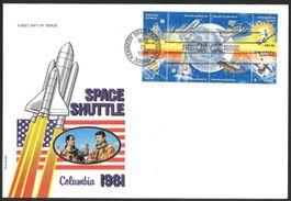 USA FDC Serie 1481-1488 Space Shuttle Columbia ET 21.5.1981