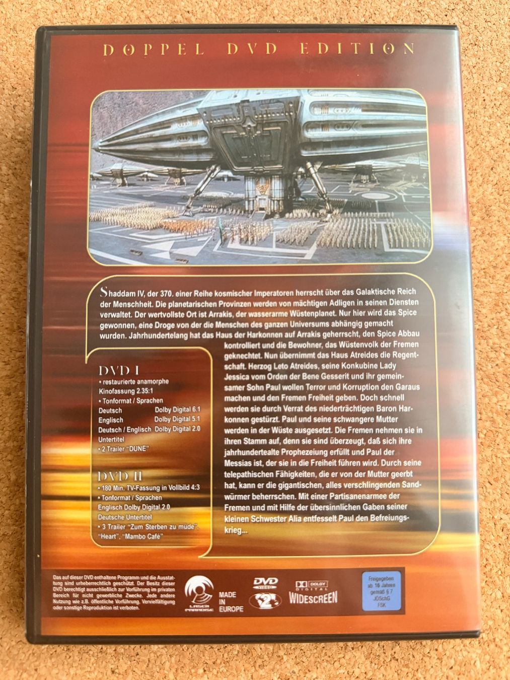 Alle DVDs: DUNE Der Wüstenplanet DVD Doppel Edition – Gebraucht aus Binningen von samorga21 2