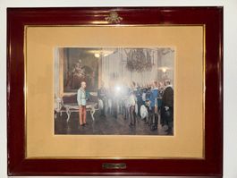 Alte Druckgrafik "Schönbrunn Mai 1908" im Rahmen,RARITÄT!...
