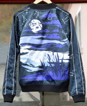 Opening Ceremony Seidenjacke - Wendejacke / veste en soie S