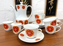 Retro 70s Kaffeservice - Seltmann Weiden Bavaria