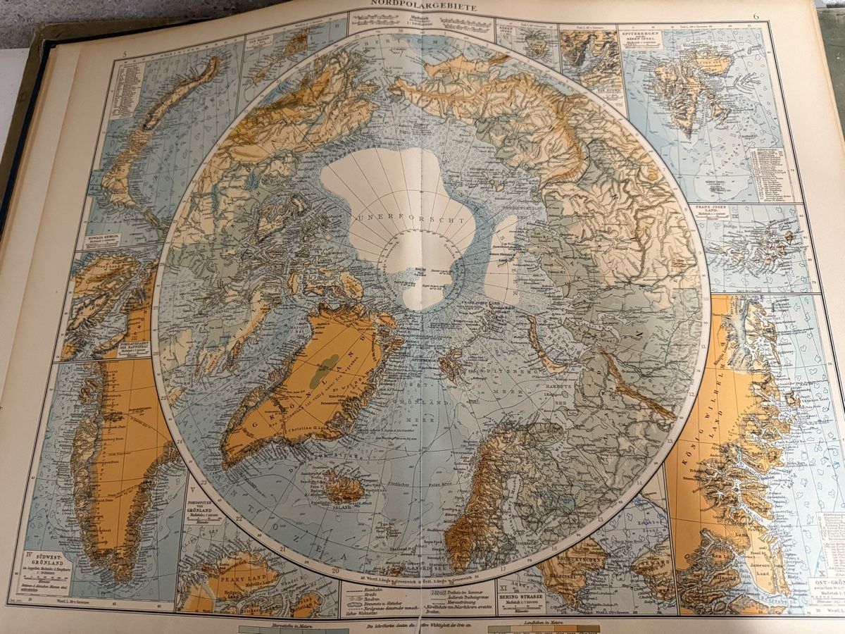 Cartine & Atlanti: Antiquarischer Andrees Handatlas – Usato da Birmenstorf AG venduto da Pat_roll. 6