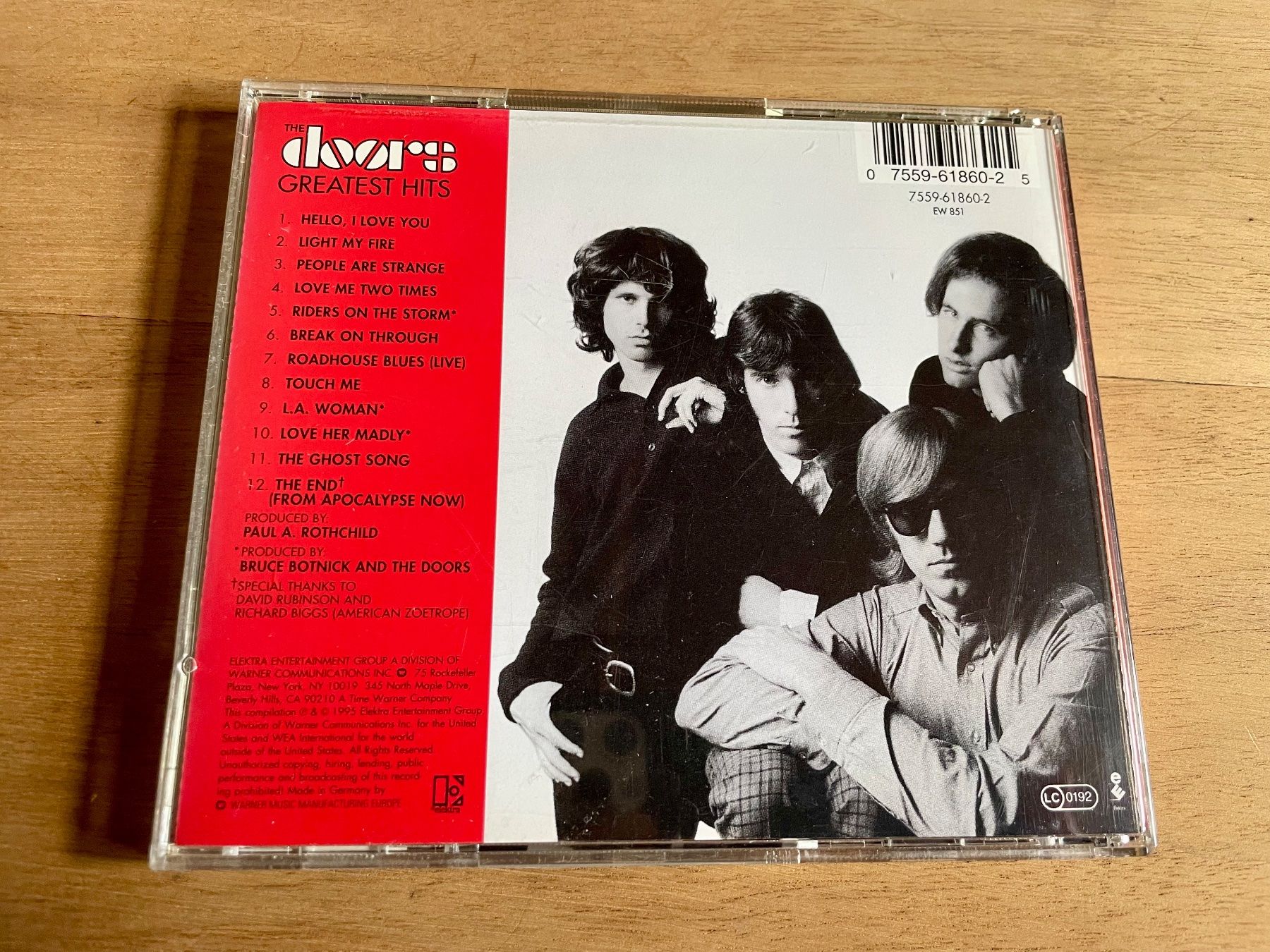 CD: The doors - Greatest Hits - CD – Usato da Pontresina venduto da il-bain 1