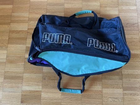 alte Sporttasche Puma aus den 1990ern 48 x 20cm