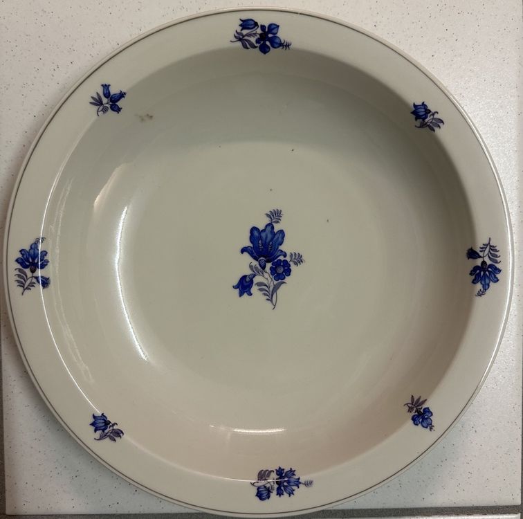 Grande assiette profonde Vintage "Suisse Langenthal 50" déco 1