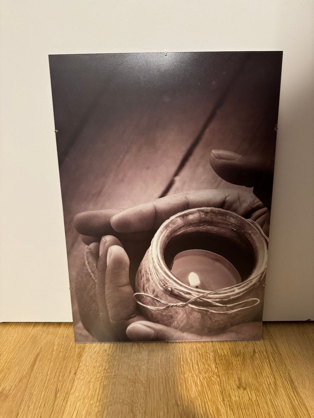Foto & Immagini: Stimmungsvolles Wandbild mit Kerze – Usato da Münsingen venduto da H96