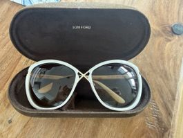 Tom Ford Celia Gr.59 Sonnenbrille Creme