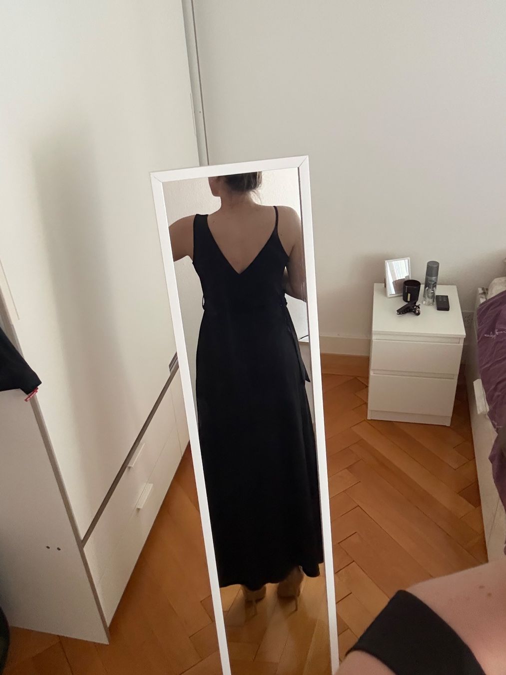 Vestiti: Elegant Black Wrap Dress - Size M – Nuovo (secondo la descrizione) da Zürich venduto da aar_9mtz 2