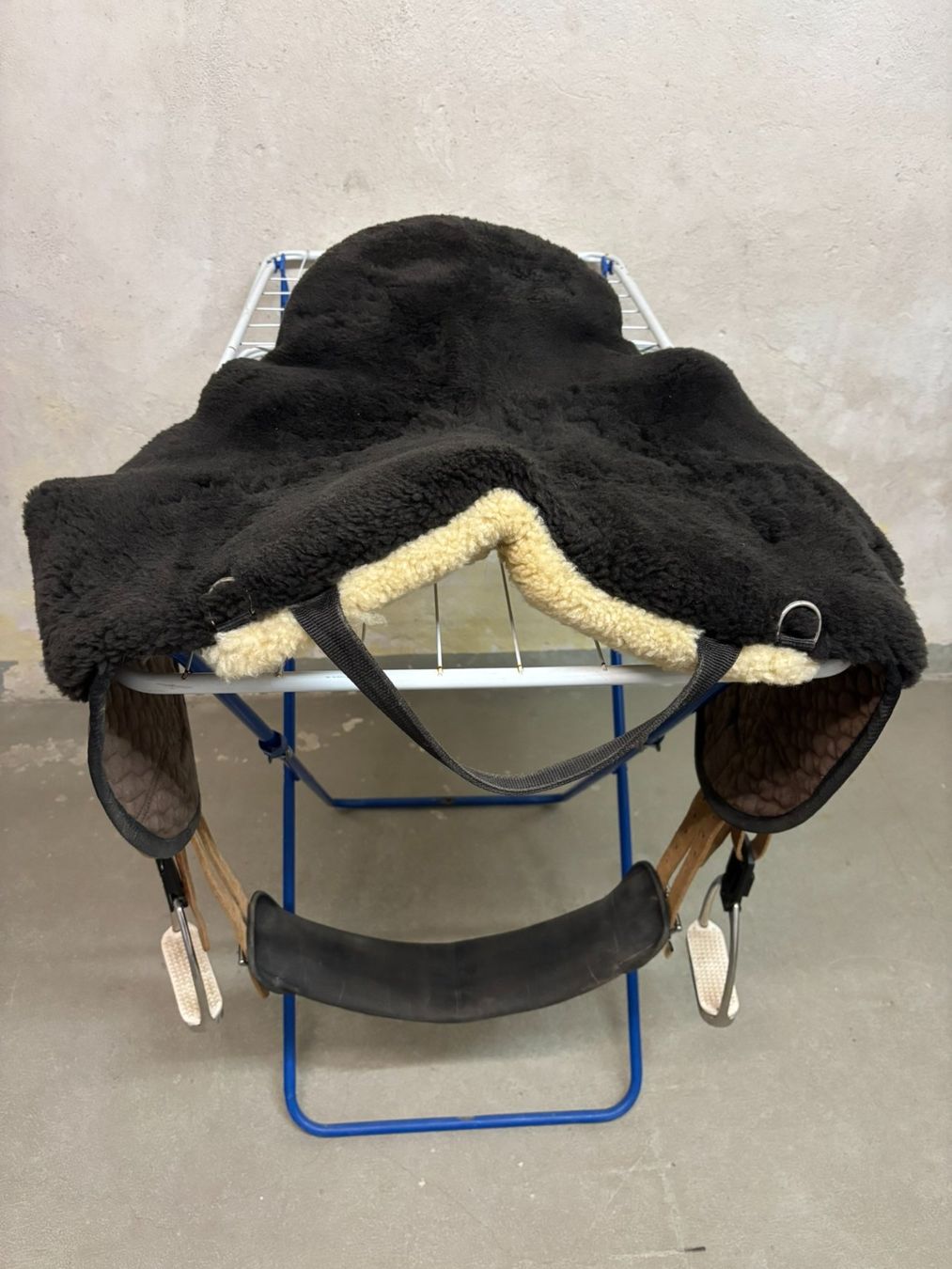 Christ Selles, accessoires: Fellsattel Christ Basic plus, Sattelgurt, Steigbügel – D'occasion à Zürich par BernhardL01 7