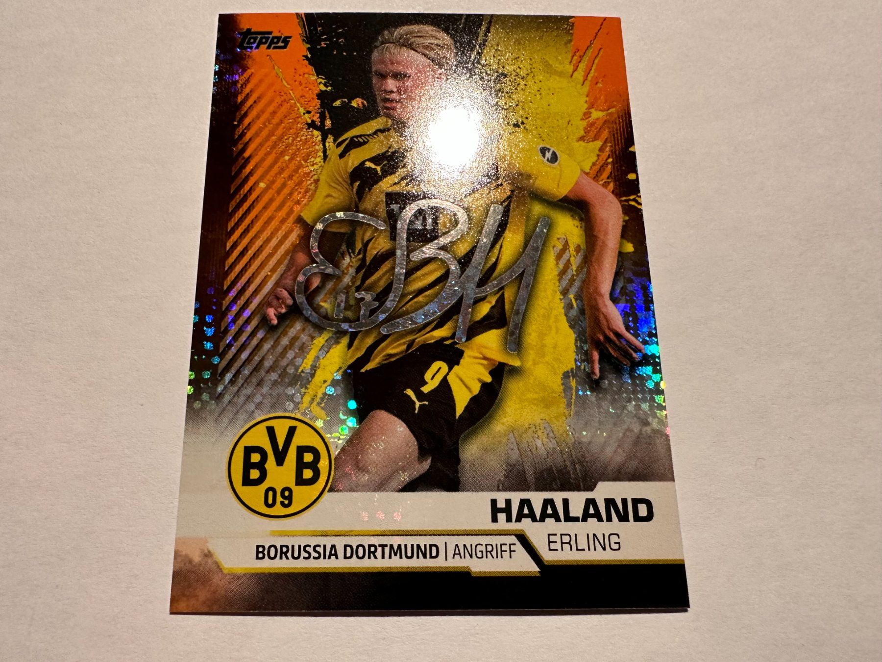 Panini Carte collezionabili: 2021 Topps BVB Set Erling Haaland  /75 – Usato da Hagendorn venduto da Pokecollectorch 2