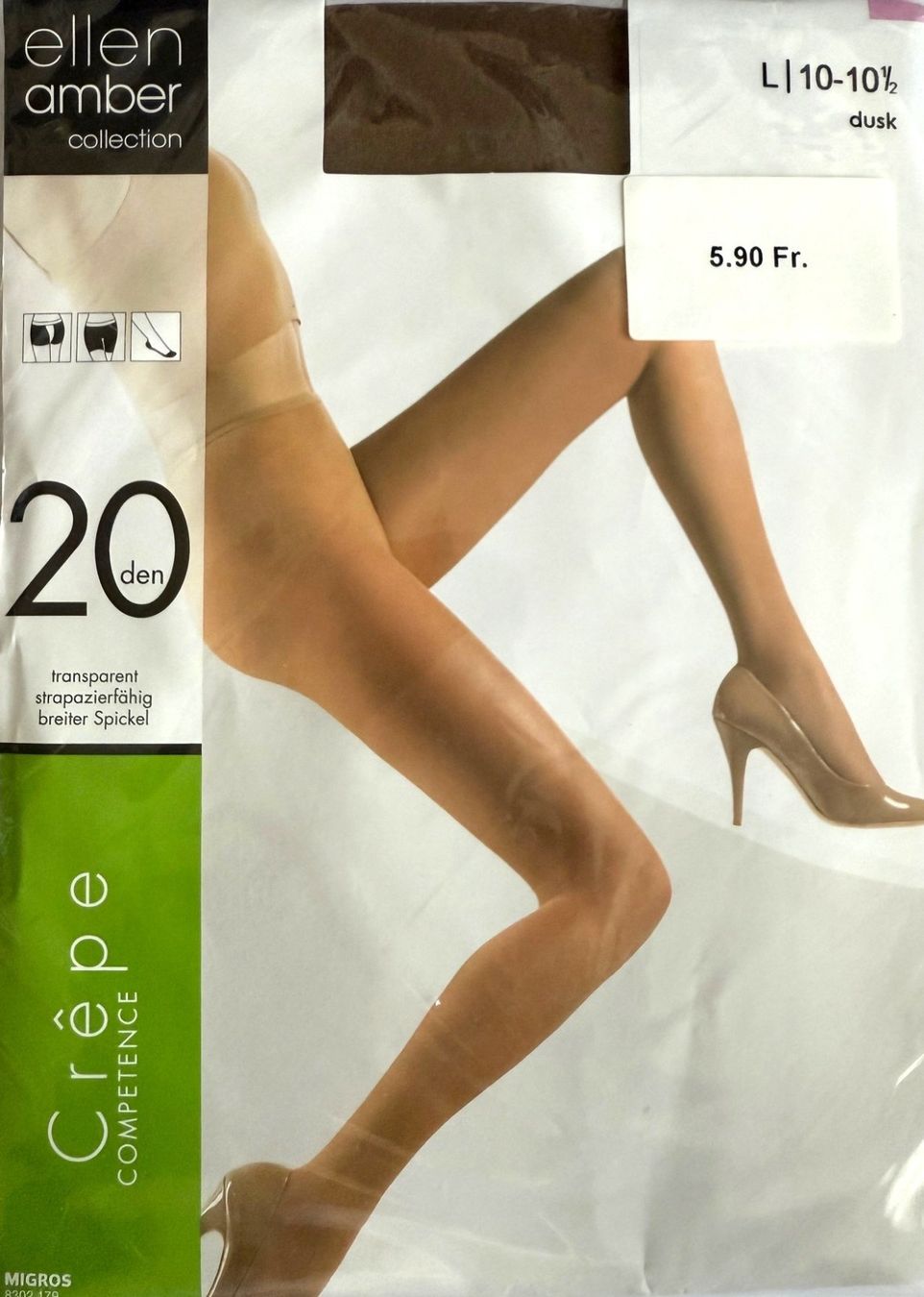Ellen Amber Calze & Collant: Strumpfhose ellen amber Crêpe – Usato da Menziken venduto da chianti10