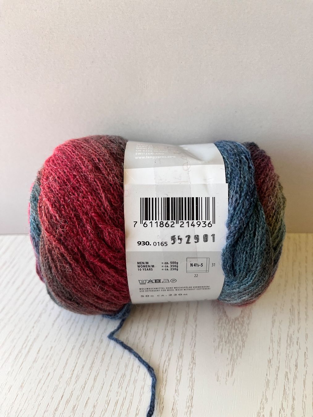 Lana: 6 Knäuel Lang Novena Color – Nuovo (secondo la descrizione) da Büsserach venduto da bor_s88m 1
