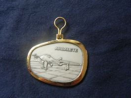 Medaille Schweiz Flugzeug Arbalet 1980