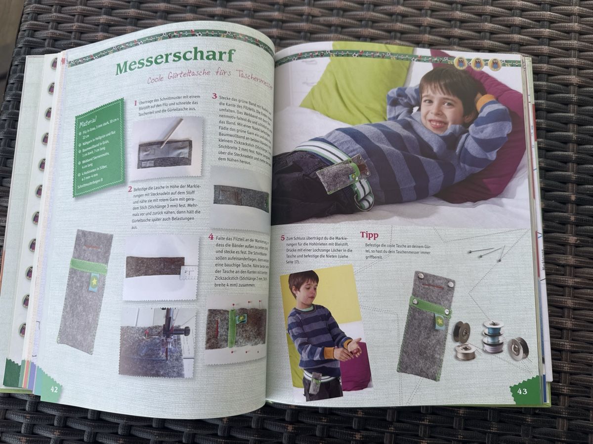 Libri: Buch Kindernähschule: Näh mit! – Nuovo (secondo la descrizione) da Mauren venduto da ducducturi 3