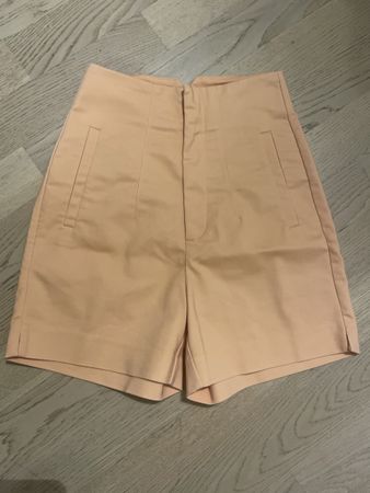 Stradivarius Shorts Gr. 32 Peach Sommer High Waist