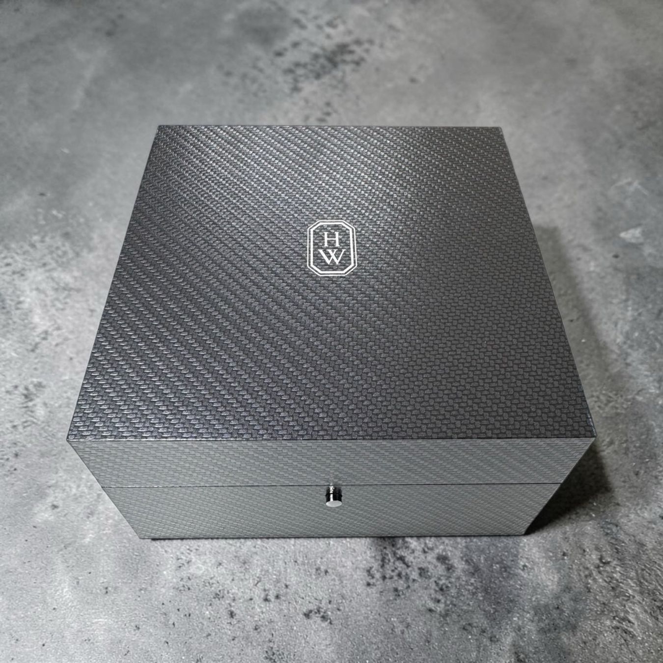 Uhrenboxen: Harry Winston Uhrenbox mit Umkarton – Gebraucht aus Basel von mkz_859r 1