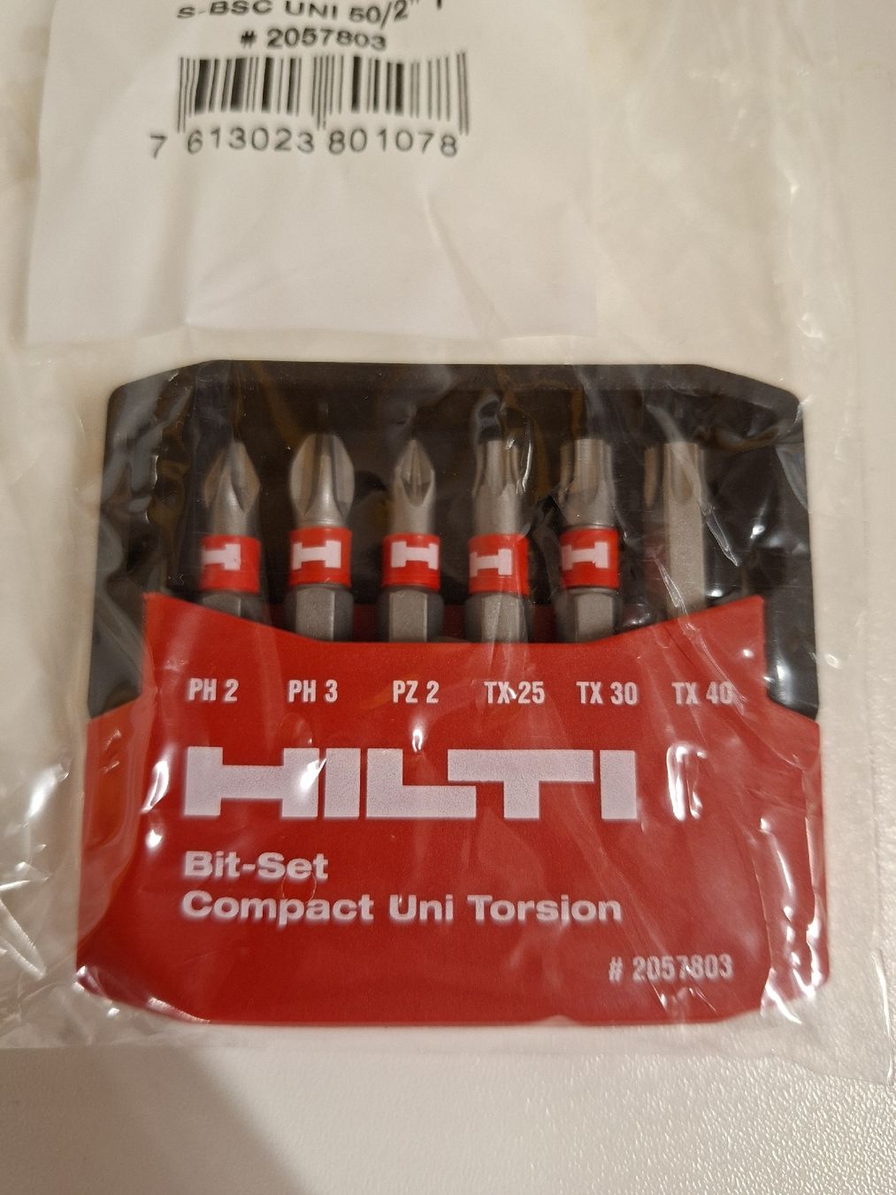 Hilti Tutti gli attrezzi: Hilti Bit-Set Compact neu in OVP – Nuovo e nell'imballaggio originale da Au TG venduto da aatec_105 1