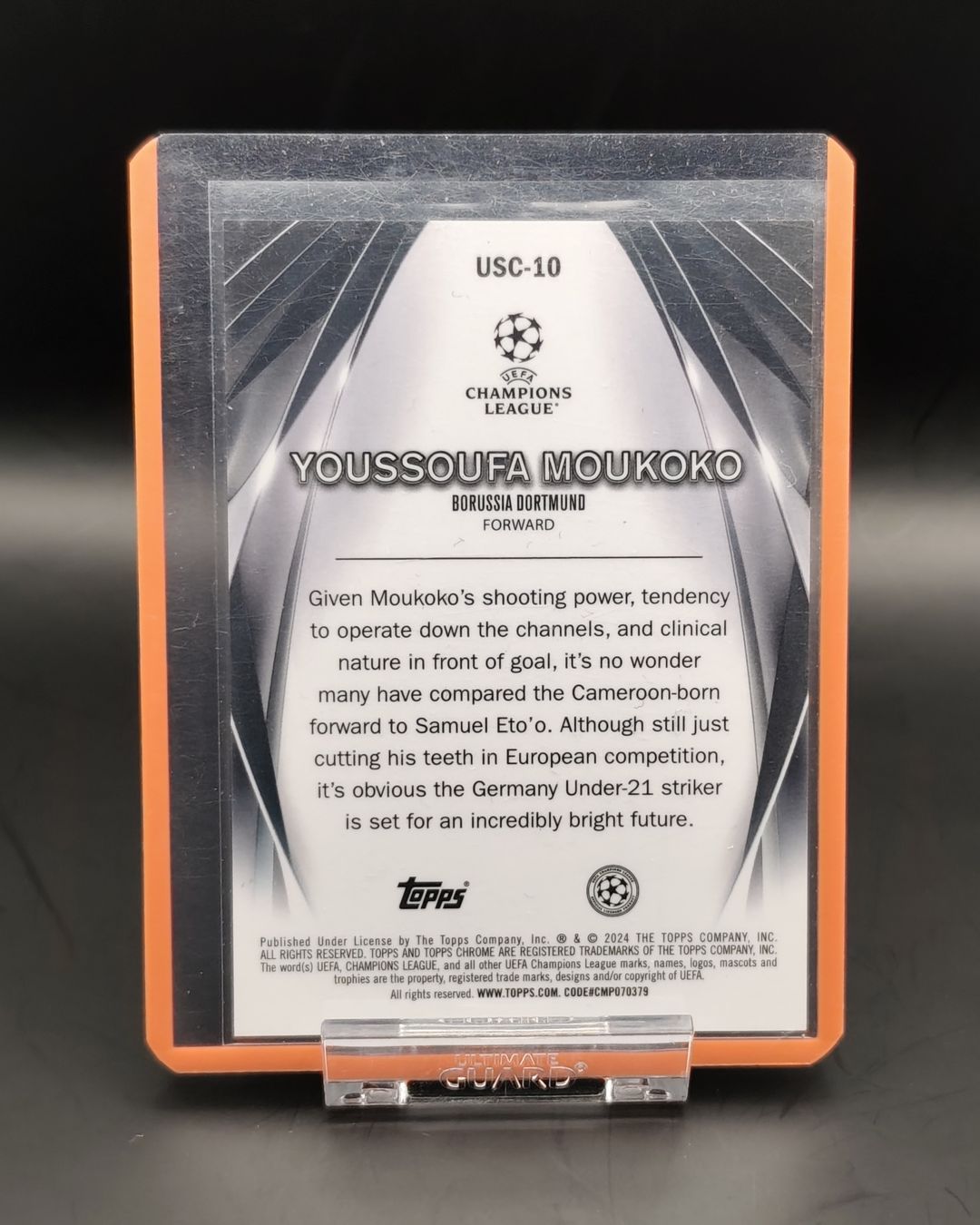 Topps Carte collezionabili: Youssoufa Moukoko - Topps Chrome Ultimate Stage 22/25 – Usato da Ostermundigen venduto da DaCards 1