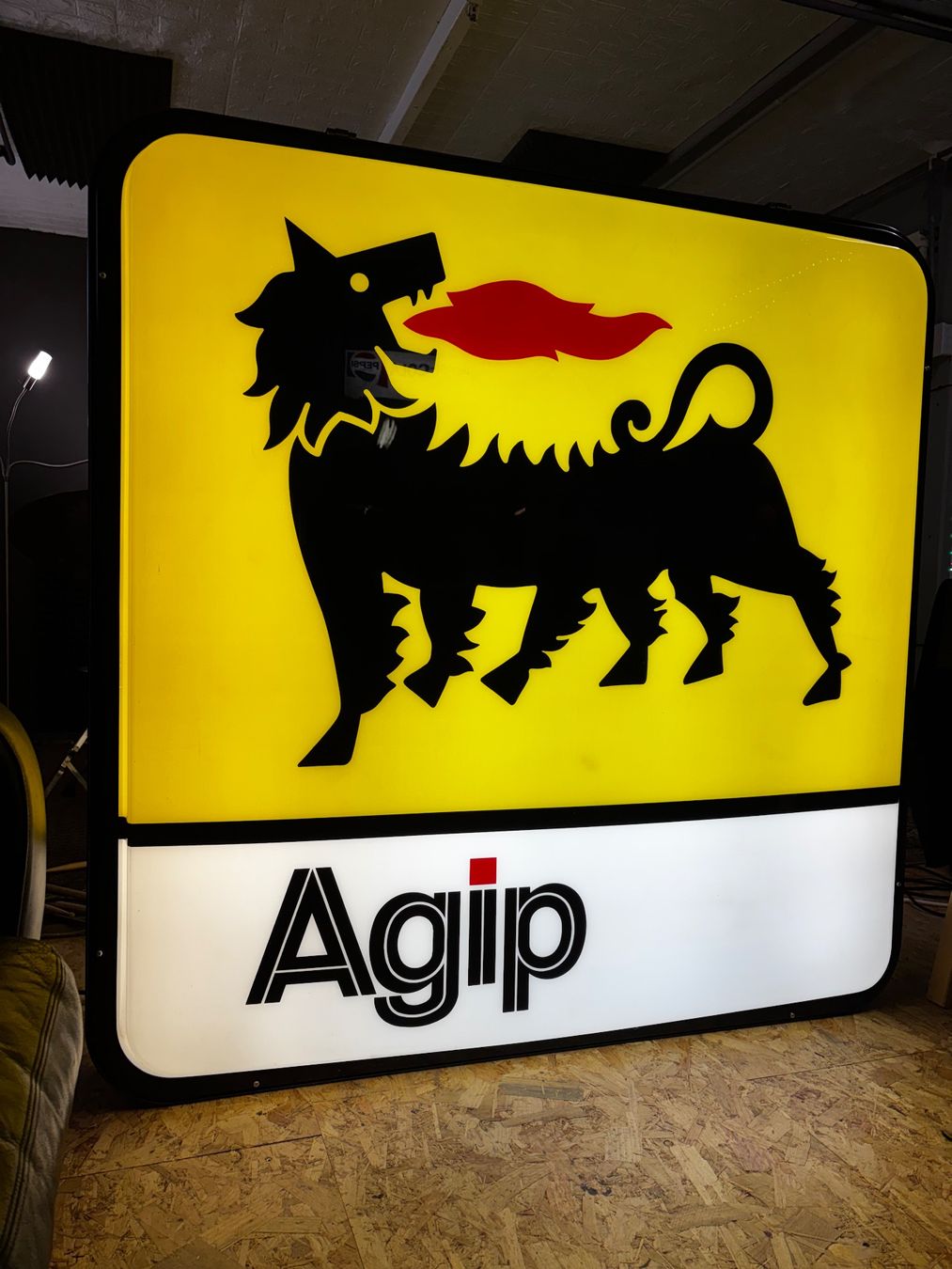 Insegne: Leuchtreklame AGIP - Werbeschild – Usato da Rorschacherberg venduto da danielbischof 6