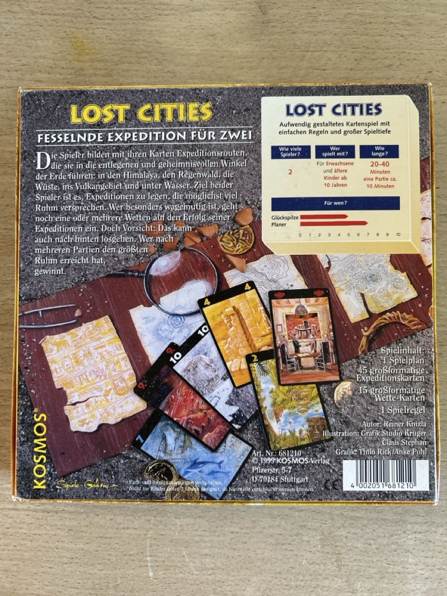 Kosmos Jeux: Lost Cities – D'occasion à Bern par kuhnsi 1