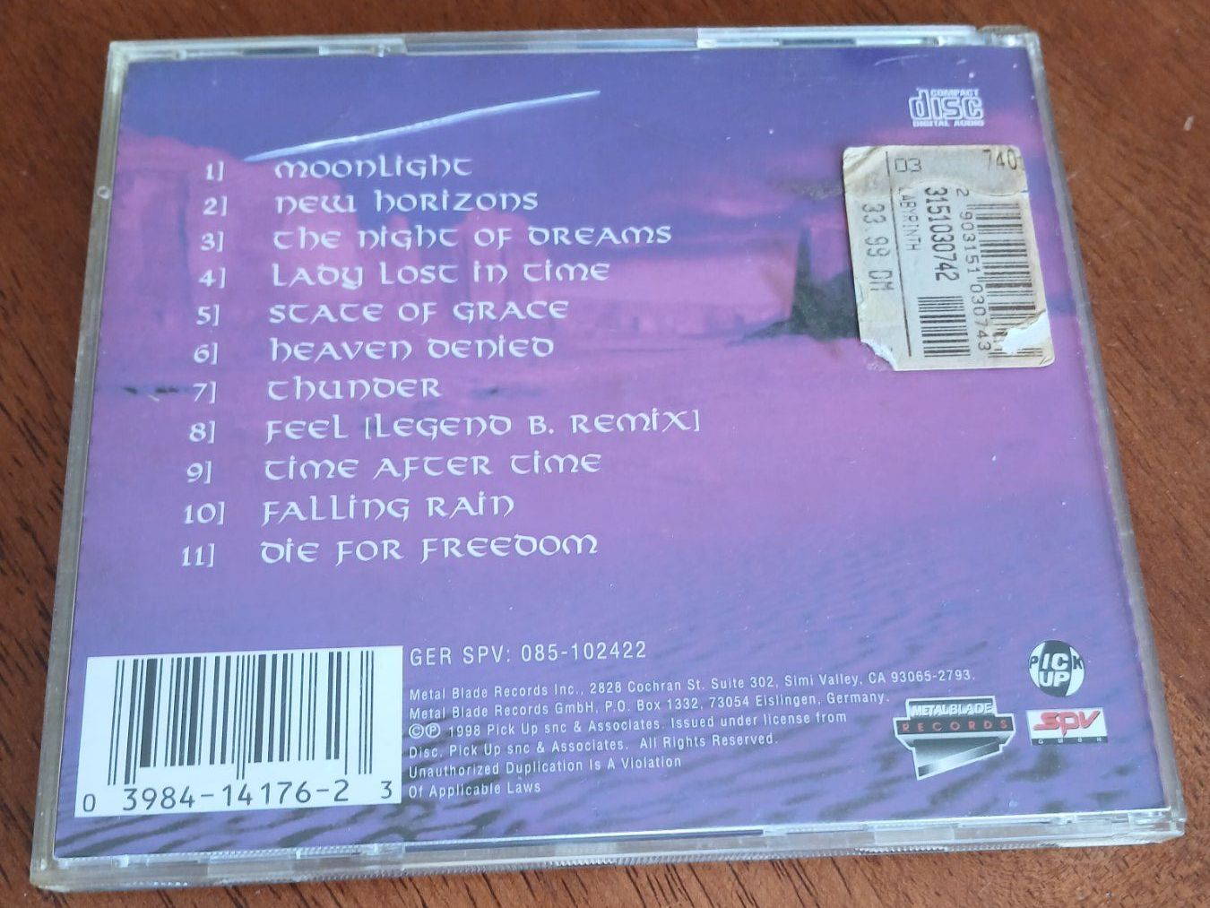 CD: Labÿrinth - Return To Heaven Denied – Usato da Bottens venduto da Davvil 1